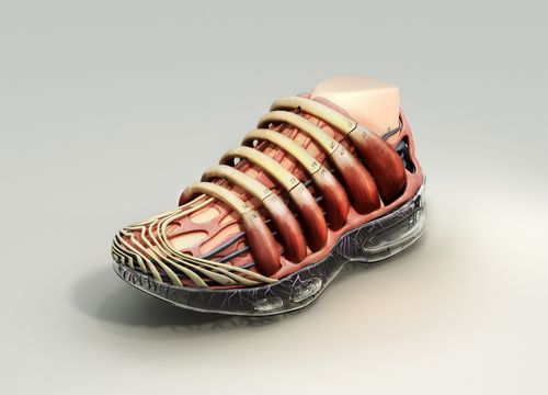 air max运动鞋概念设计,向蓬皮杜艺术中心的主要灵感致敬!