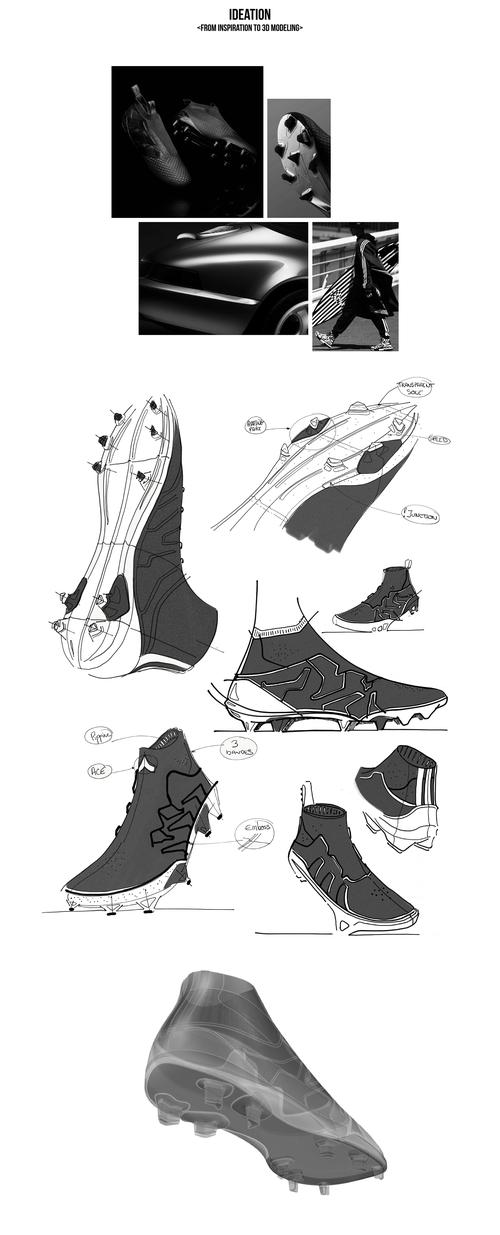 adidasace概念足球鞋设计让你脚下生风注定与众不同